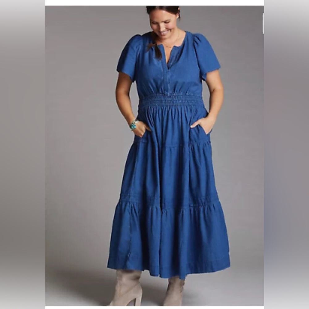Anthropologies top rated denim dress, the Somerset!